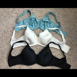 Wacoal Bras 32DDD (set of 3)